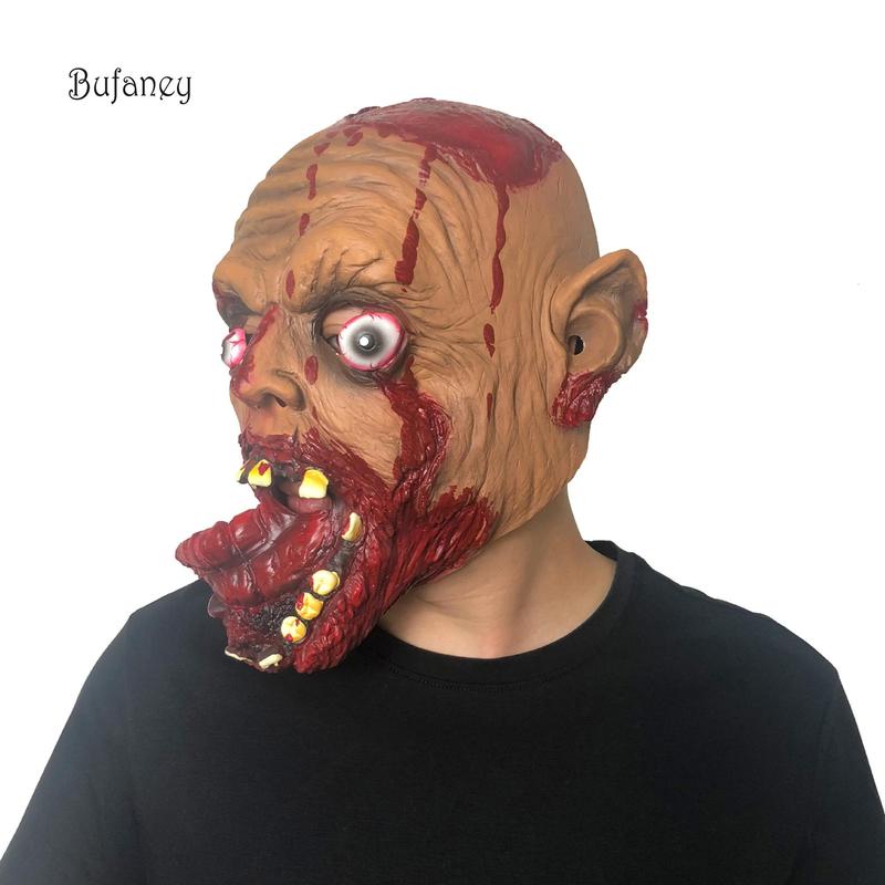 Product Introduction of Devil Facewear, Horror Lightweight Halloween Cosplay Headwear Party Prop for Masquerade 17