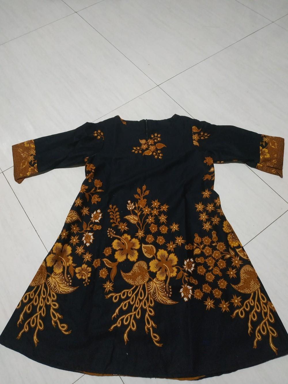 DRESS WANITA KEKINIAN ANANDA HITAM MANIS KAIN UNGGULJAYA || WARNA AWET DAN TIDAK LUNTUR || DRESS BATIK Nyaman Baju Katun Casual DRESS WANITA KEKINIAN ANANDA HITAM MANIS KAIN UNGGULJAYA || WARNA AWET DAN TIDAK LUNTUR || DRESS BATIK Nyaman Baju Katun Casual