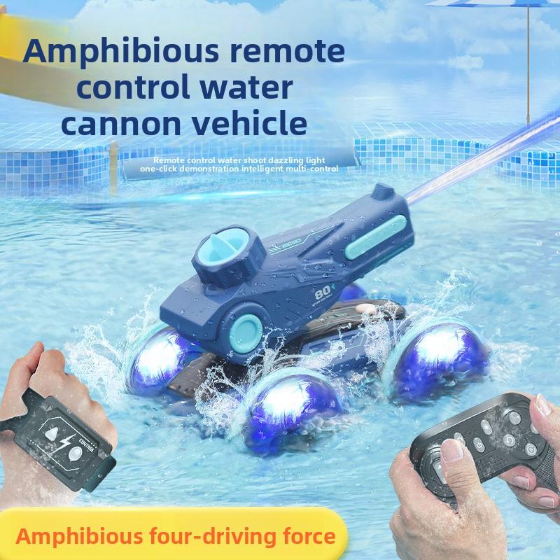 Remote Control Amphibious Submersible Tank Model Boy Electri - TikTok ...