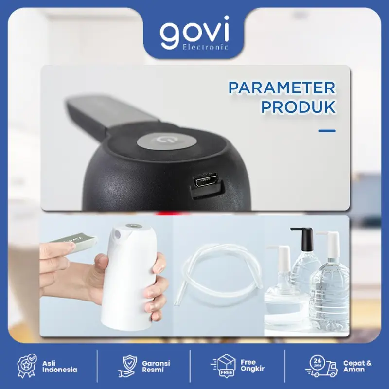 Goto [COD] Wata Pompa Galon Electric Dispenser Air Minum Pump USB Charge 3