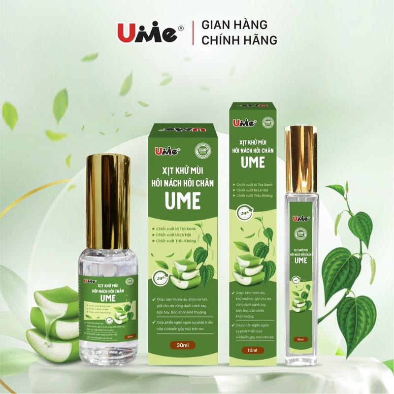  Giá dùng thử lọ 30ml - xịt khử mùi hôi nách hôi chân dành cho cả nam và nữ 