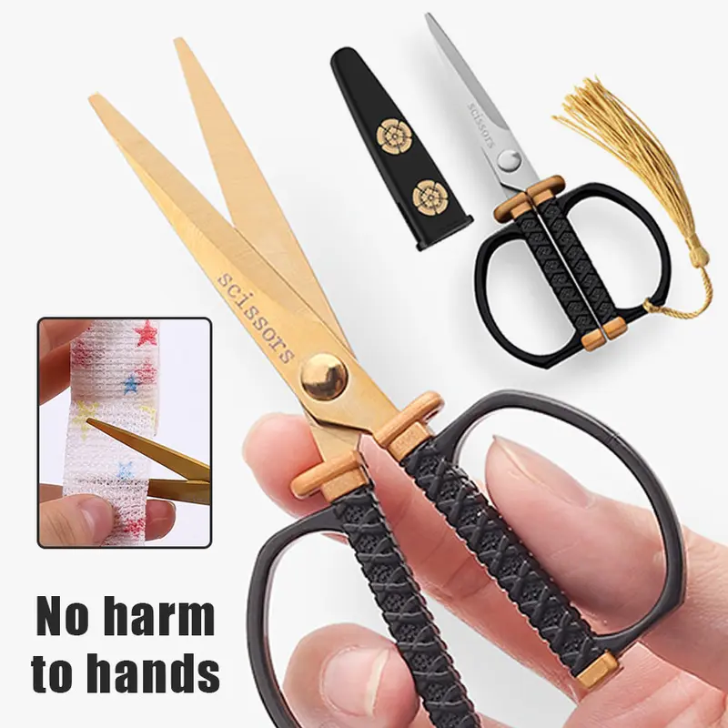 Vintage Scissors Gunting Mini Portable Stainless Steel Multifungsi untuk Jahit Kain Benang Kertas dan Nail Art dengan Desain Unik Aman dan Praktis Digunakan 7
