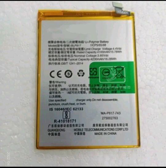 BATERAI BATRAI BATRE CPPC A15 / A15S / A16K /A16E BLP817 BATERAI BATRAI BATRE CPPC A15 / A15S / A16K /A16E BLP817