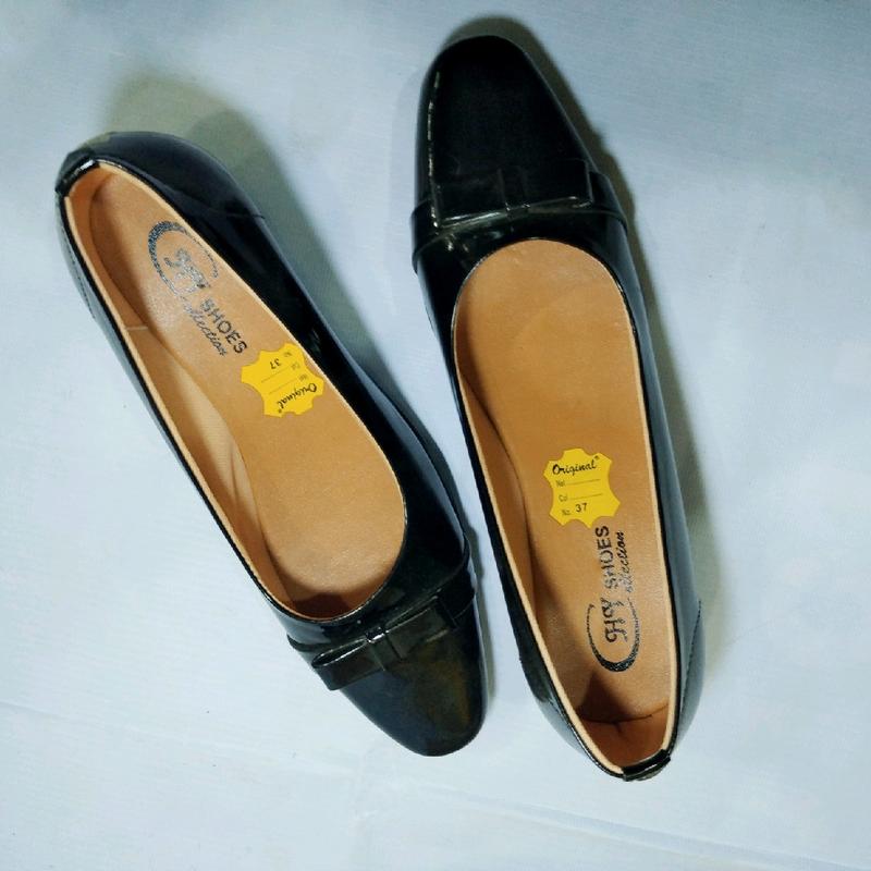 SEPATU KERJA KANTOR WANITA PANTOFEL WEDGES HAK TINGGI 3