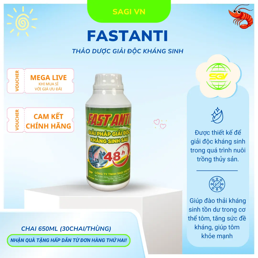 SAGI - FASTANTI ( Thảo dược giải độc ) - Chai 650ml