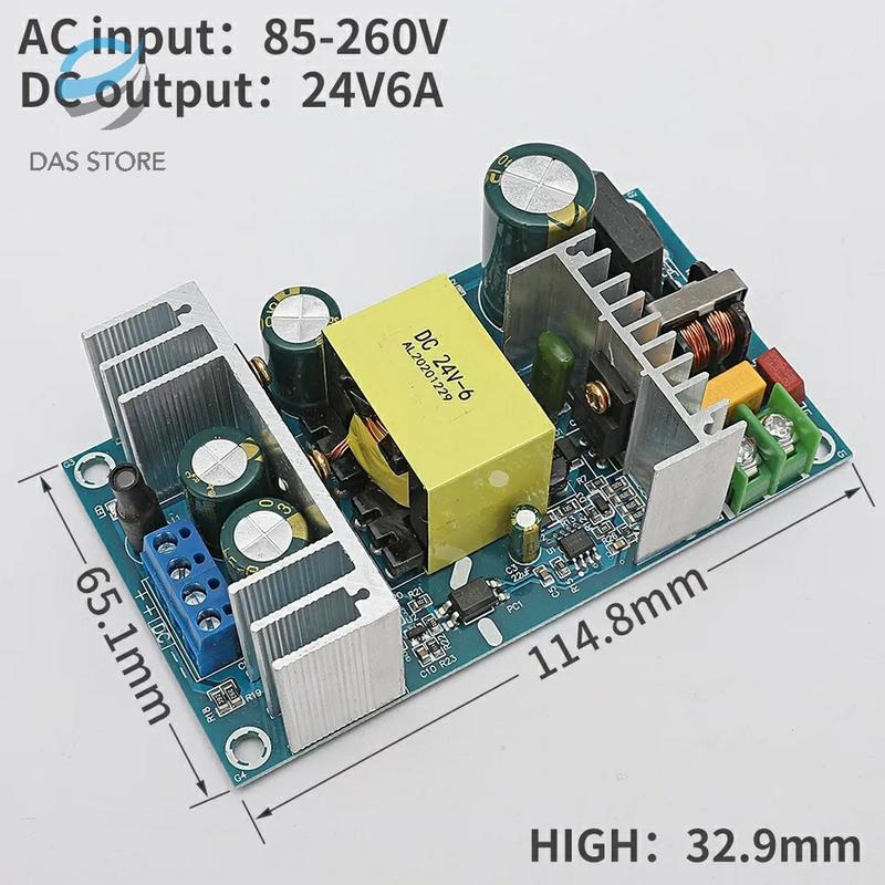 Smps Relay Module Component Module Modul Switching Power Supply SMPS PSU 24V 6A AC-DC AC - Shop ...