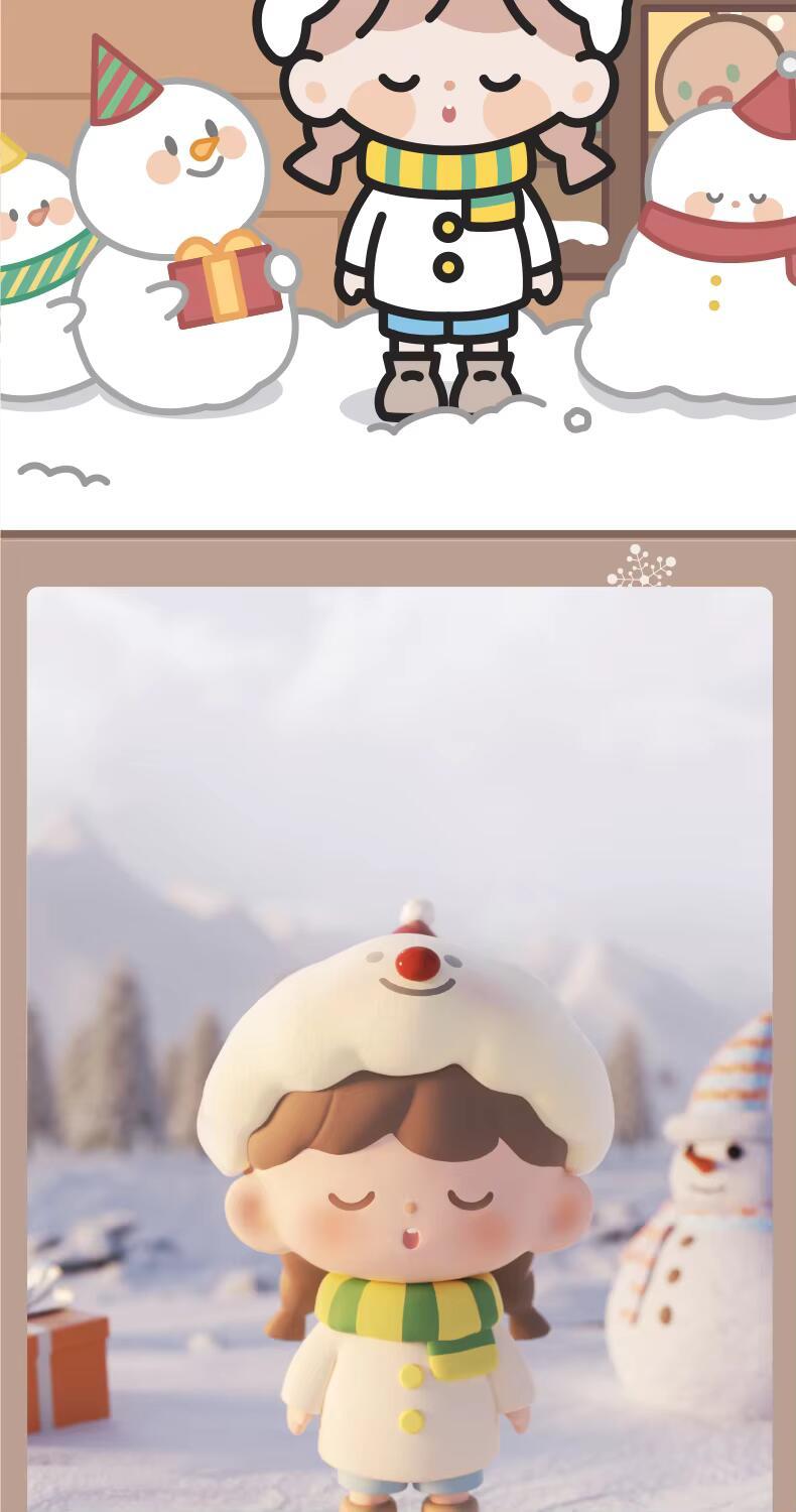Product Introduction of King Zhuo Christmas Dream for You Series Bd Toys Surprise Kawaii Mystery Box Cute Desktop Ornaments Christmas Gift 20