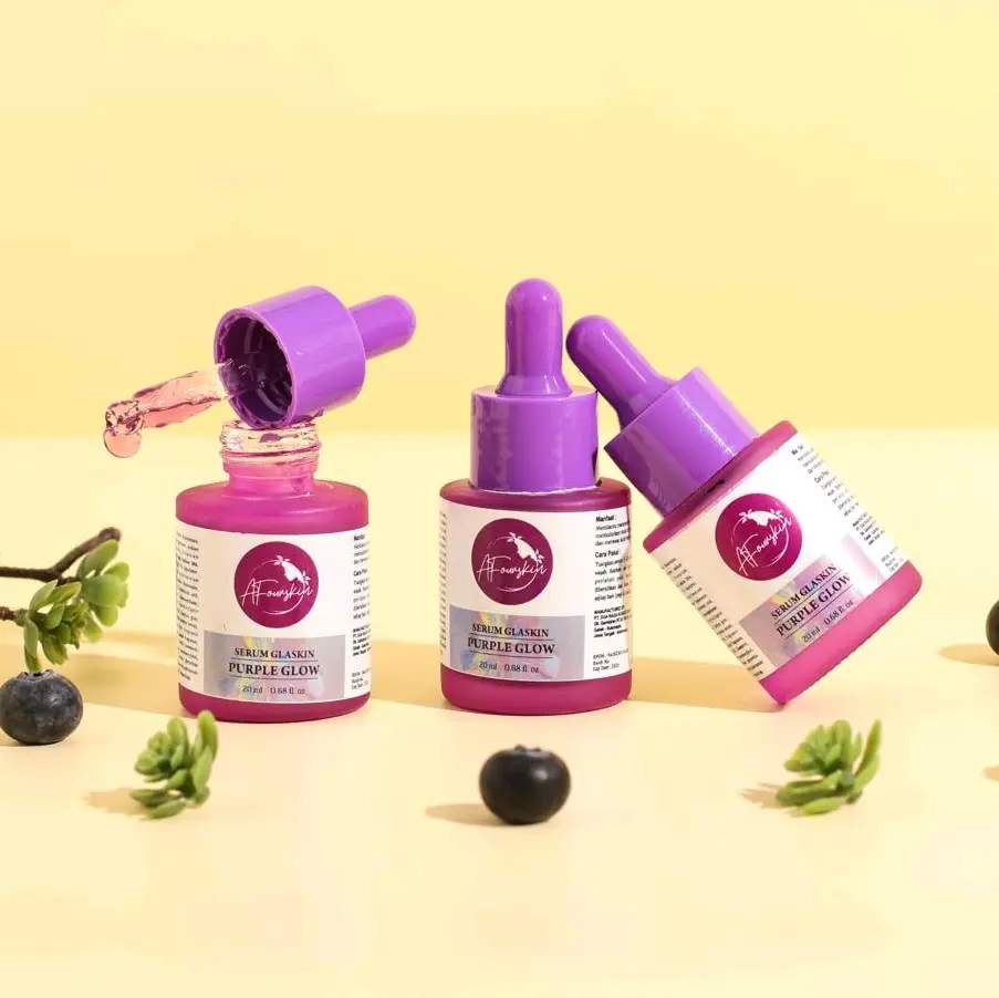 SERUM GLASSKIN PURPLE  3pcs Semua Jenis Kulit