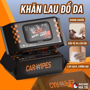 Khăn Ướt Lau Nội Thất Ô Tô Làm Sạch & Bảo Vệ, Bảo Dưỡng Và Làm Bóng Nội Thất Ô Tô, Vệ Sinh Đồ Da, Giày,Túi Túi, Áo Da