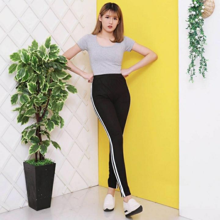 Product Introduction of legging import stipp 2 / legging import wanita 28
