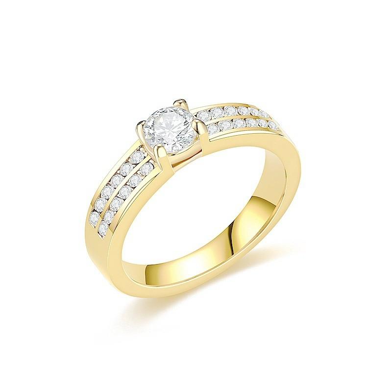 Nhẫn Thép Không Gỉ, 6mm, Hai Hàng Zircon, Phong Cách Cổ Điển Nhẫn Nữ, Thương Hiệu Thời Trang, Chất Liệu Thép Titan. 5