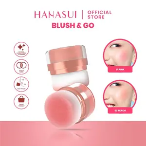 HANASUI PERFECT CHEEK BLUSH & GO POWDER BLUSH ON PERONA PIPI