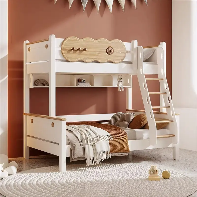 [Pre-order] Children's bed with bunk beds , mother child bed, small-sized unit with two floors and high and low beds