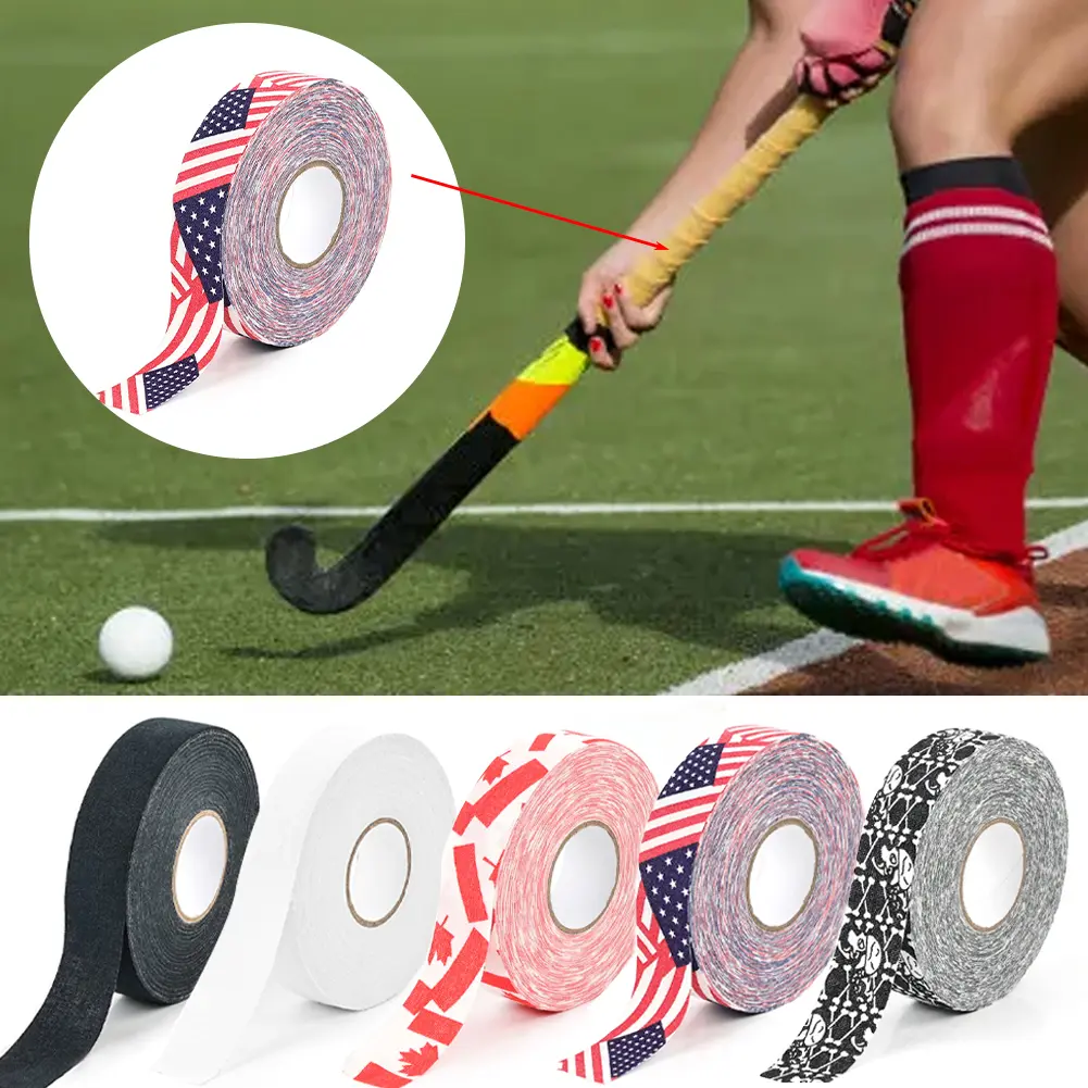 2.5CM*25M Ice Hockey Tape Waterproof Non-Slip High Adhesive Sports Bandage Muscle Tape #463822
