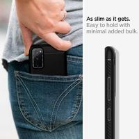 Gambar Case For Samsung Galaxy S20 FE Spigen Rugged Armor SoftCase For Carbon Casing - Black dari Spigen Indonesia Kota Administrasi Jakarta Barat 2 Tokopedia