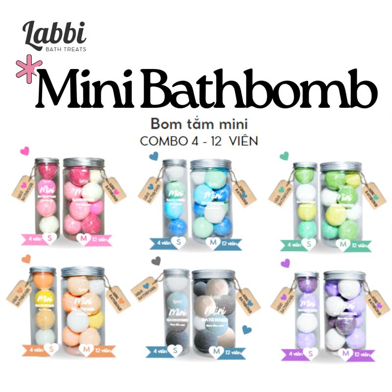 TỔNG HỢP [Labbi] Mini Bath bomb / Viên sủi bồn tắm / Bom tắm mini