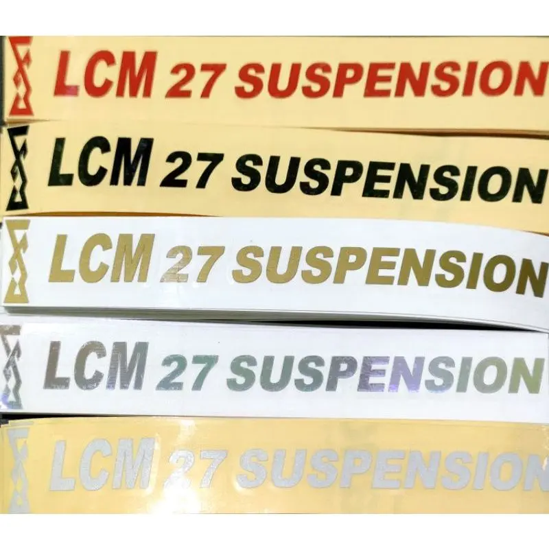 Stiker Suspension / Stiker Shock Depan / Stiker Lcm 27 Suspension 1