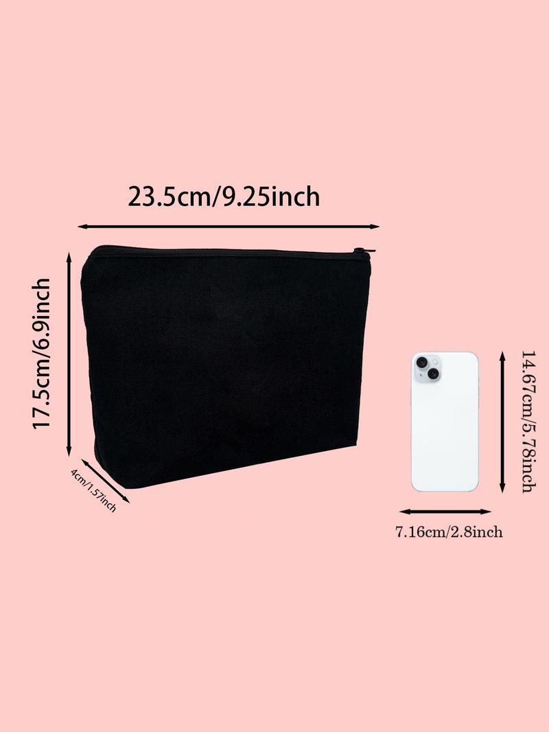Product Introduction of Girls Trip Cheaper Than 2025 Letter Pattern Cosmetic Bag, Casual Makeup Bag, Versatile Storage Bag for Travel, Outing, Daily Use 4
