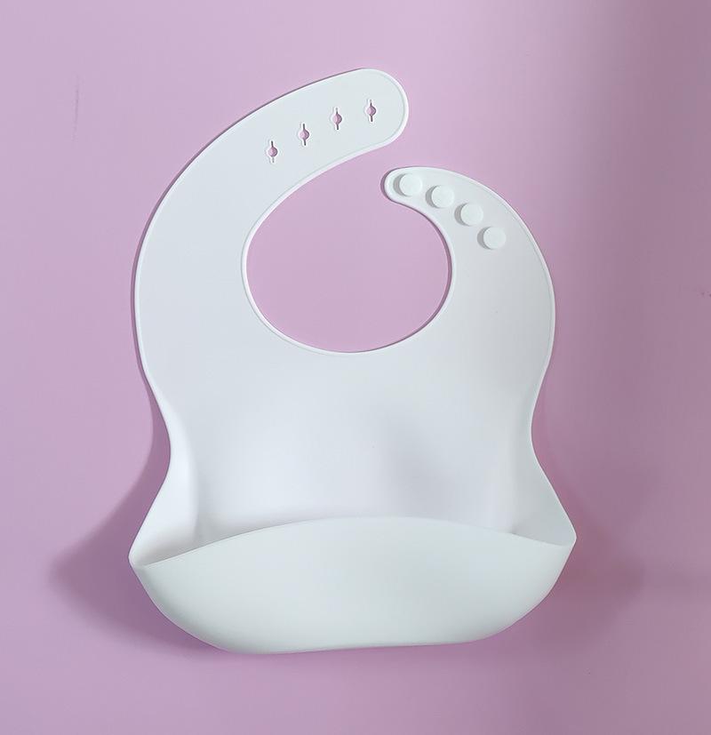 Product Introduction of Baby Waterproof Silicone Thicken Bibs Apron Toddler Girl Boys Feeding Adjustable Bib Silicone 7