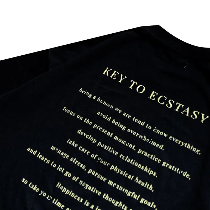RUDEBASIC - Dark Ecstacy Oversized Tee | Heavy Weight | Tshirt Hitam Pria 6