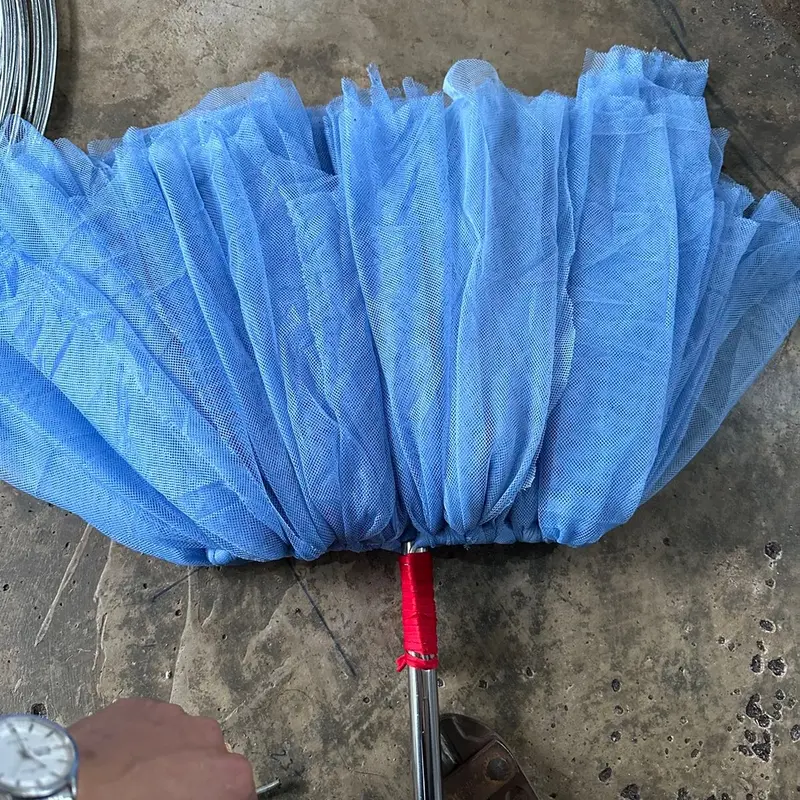 Cây lau mùng cán kẽm xanh trung 4