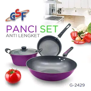 Panci Set Anti Lengket Perlengkapan