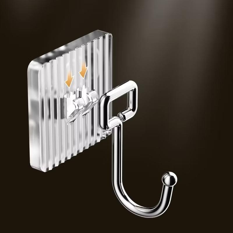 Móc Dán Tường Cao Cấp Đa Năng Chịu Lực Treo Đồ Bếp, Đồ Phòng Tắm Tiện Lợi Tiết Kiệm Không Cần Khoan Dán Đa năng Kitchen kệ đựng để trưng 6