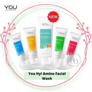 YOU Hy! Amino Facial Wash | Brightening | Hydrating | Anti Acne | Oil Control | Bye Byeteria 100g New Cleanser Wajah Membersihkan Cleansing