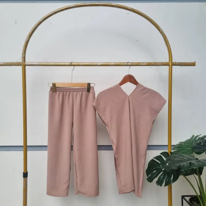 One Set Long Square Anak / Setelan Baju Crinkle Anak 1 - 11 Tahun Parsel Perempuan Bayi 4