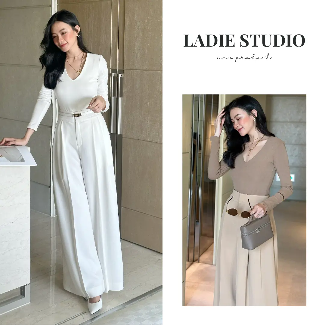 Quần Tây Nữ Lưng Cao Ống Suông Louis Pants QT16 - Ladie Studio Thời Trang Nữ