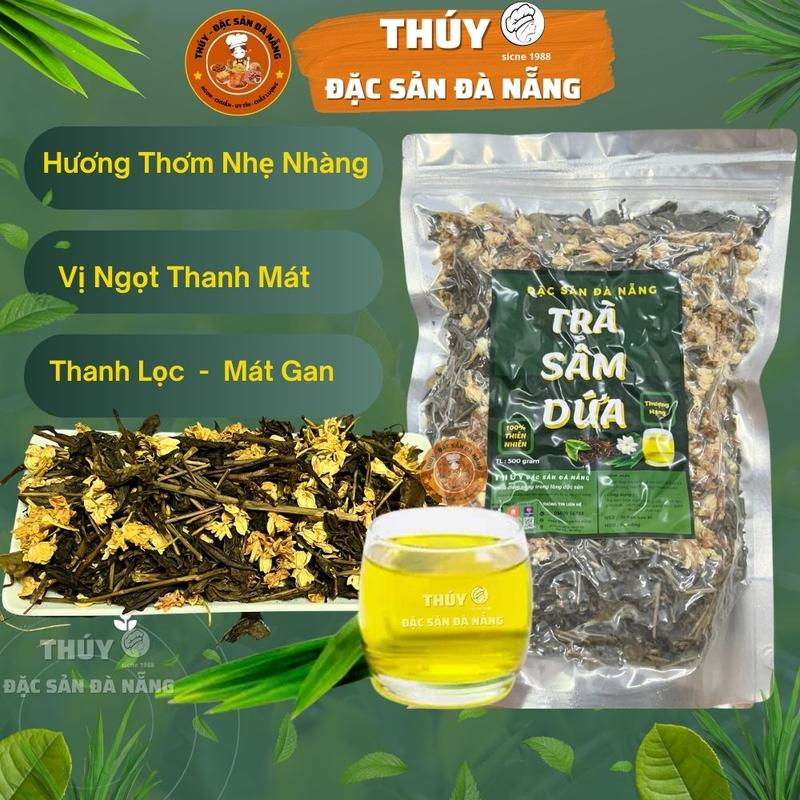 Trà Sâm Dứa Hoa Lài Túi 500gr Đặc Sản Nổi Tiếng Đà Nẵng Thơm Ngon Ngọt Mát Nước Trà Chè Tea