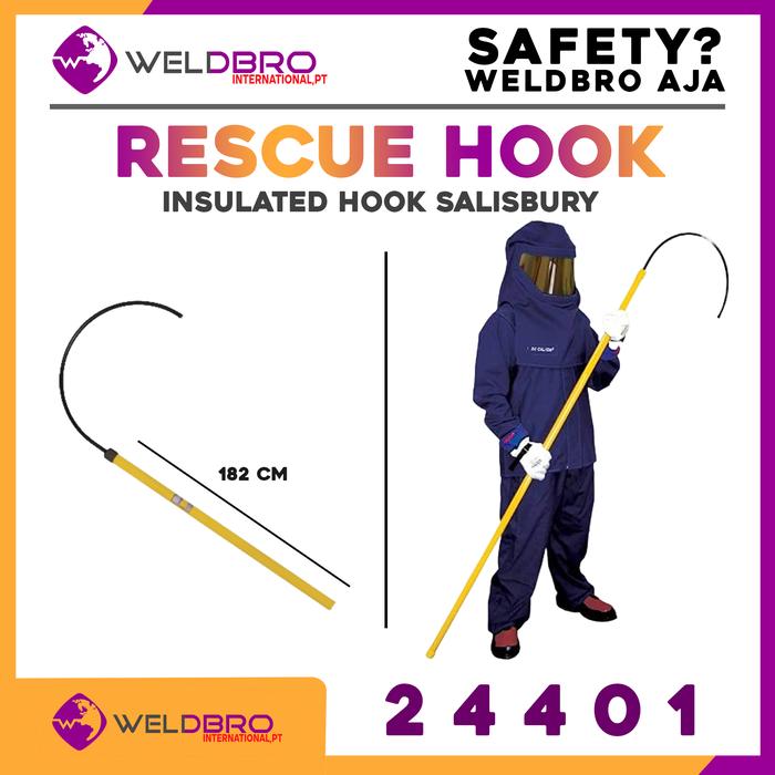 Promo Honeywell - Salisbury 24401 Body Rescue Hook 6 ft Insulated Hook ...
