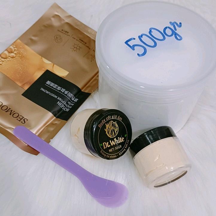 kem  bong da   500gr -sài cả body . mỹ phẩm Dt white Làm Đẹp Da