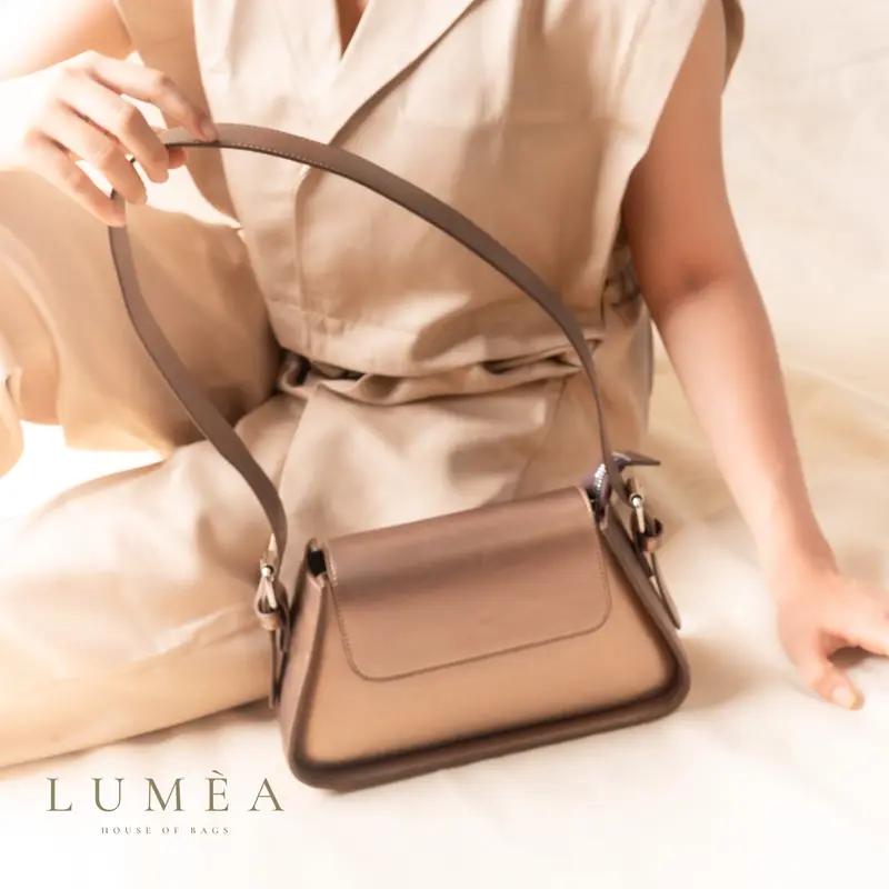 Lumea House Of Bags - Tas Wanita Zaheera Shoulder Bags Polos Metalic Selempang bahu Elegant Premnium Quality 2