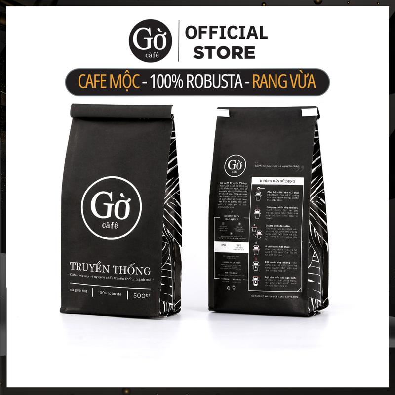 Gờ cafe gu TRUYỀN THỐNG (đắng vừa) 100% ROBUSTA RANG VỪA, cà phê mộc, rang xay nguyên chất