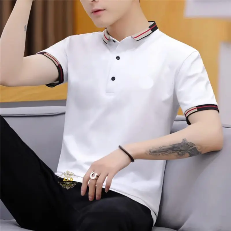 Kaos kerah polo wangki POLOS> Kaos kerah cowok trendy terbaru> New Kaos import cowok terbaru 1