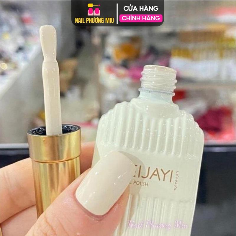 Sơn Gel Trắng Sữa Đậu Nành 15ml Màu Be, Chất Đặc Lên Màu Chuẩn, Độ Bóng Bền Cao, Làm Nail Đẹp Tiện Lợi Cho Mọi Loại Móng Nữ Women sơn thạch