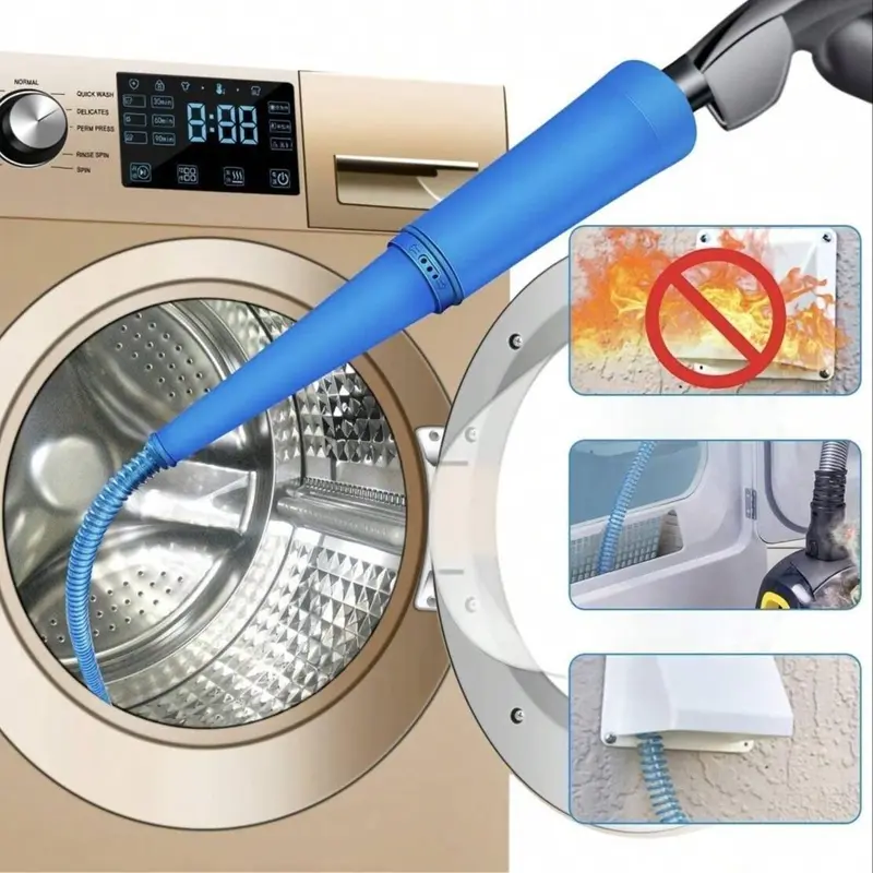 Dryer Lint Vacuum Attachment, 1 Count Lint Remover for Dryer Vent Cleaner Kit for Deep Cleaning Fire Prevention 2