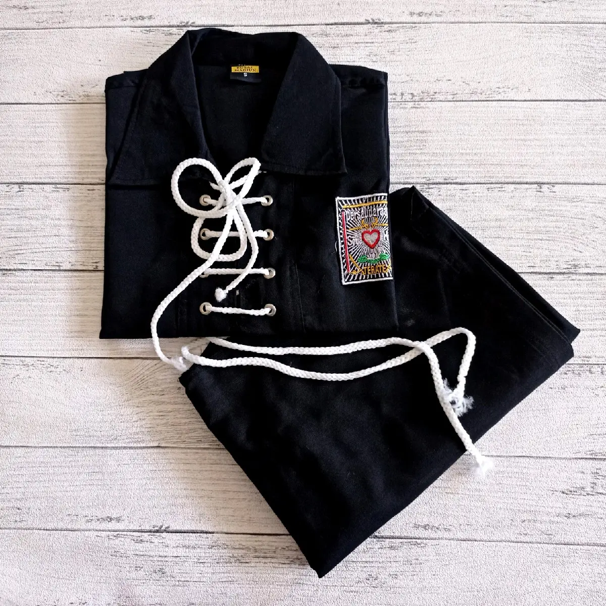 Baju Pencak Silat Siswa PSHT (Baju dan Celana) Model Tali