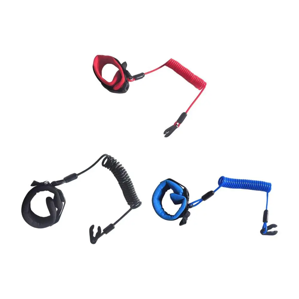 Engine Stop Kill Safety Lanyard Floating Emergency Flameout Rope Replace Boat with Wrist Strap Tether Cord for Waverunner Waveventure