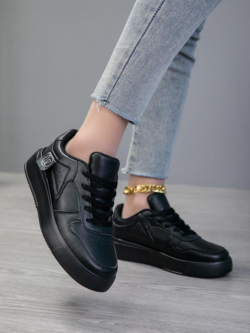 Product Introduction of Women's Lace-up Fashionable Colorblock Ultralight EVA Sneakers 13