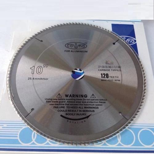 Lưỡi Cắt Nhôm Đồng Inox Gỗ 255mm - Lưỡi Cắt Hợp Kim 2 Tấc Rưỡi Covina Đĩa Cắt Đa Năng Nhôm Đồng Gỗ 120 Răng