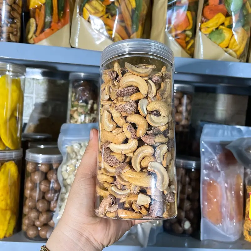 500gr hạt điều A cồ rang muối vỡ đôi còn lụa Ăn Vặt Food Snack Thức Ăn 4