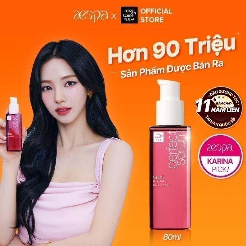 Tinh Chất Dưỡng Tóc Mise En Scene Perfect Serum Original Hỗ Trợ Phục Hồi Hư Tổn 80Ml