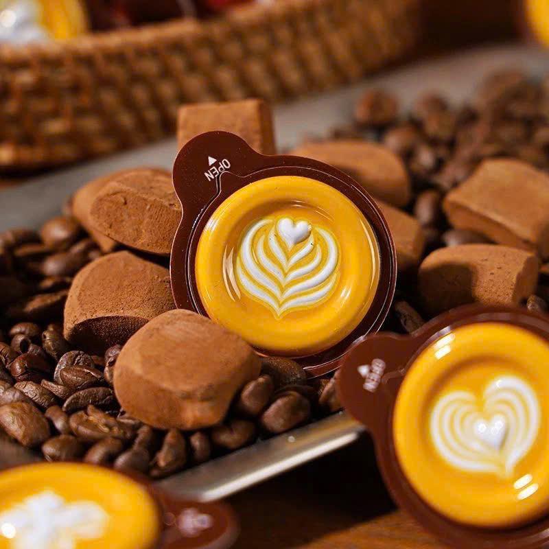 Product Introduction of 1kg Kẹo Cà Phê Sữa Capuchino 5D, Kẹo Dẻo Thơm Ngon - Cafe, Coffee, Snack, Candy, Thức Ăn, Food, Ăn Vặt 3