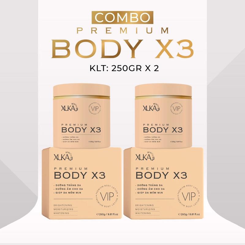 Kem Body Xuka Beauty Premium X3 250gr- Hỗ Trợ Dưỡng Da Body