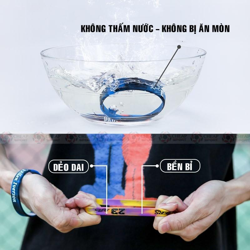 Vòng Đeo Tay Phát Sáng, Vòng Tay Cao Su Thể Thao Phản Quang Bóng Rổ Nam Nữ PRO SPORT 9
