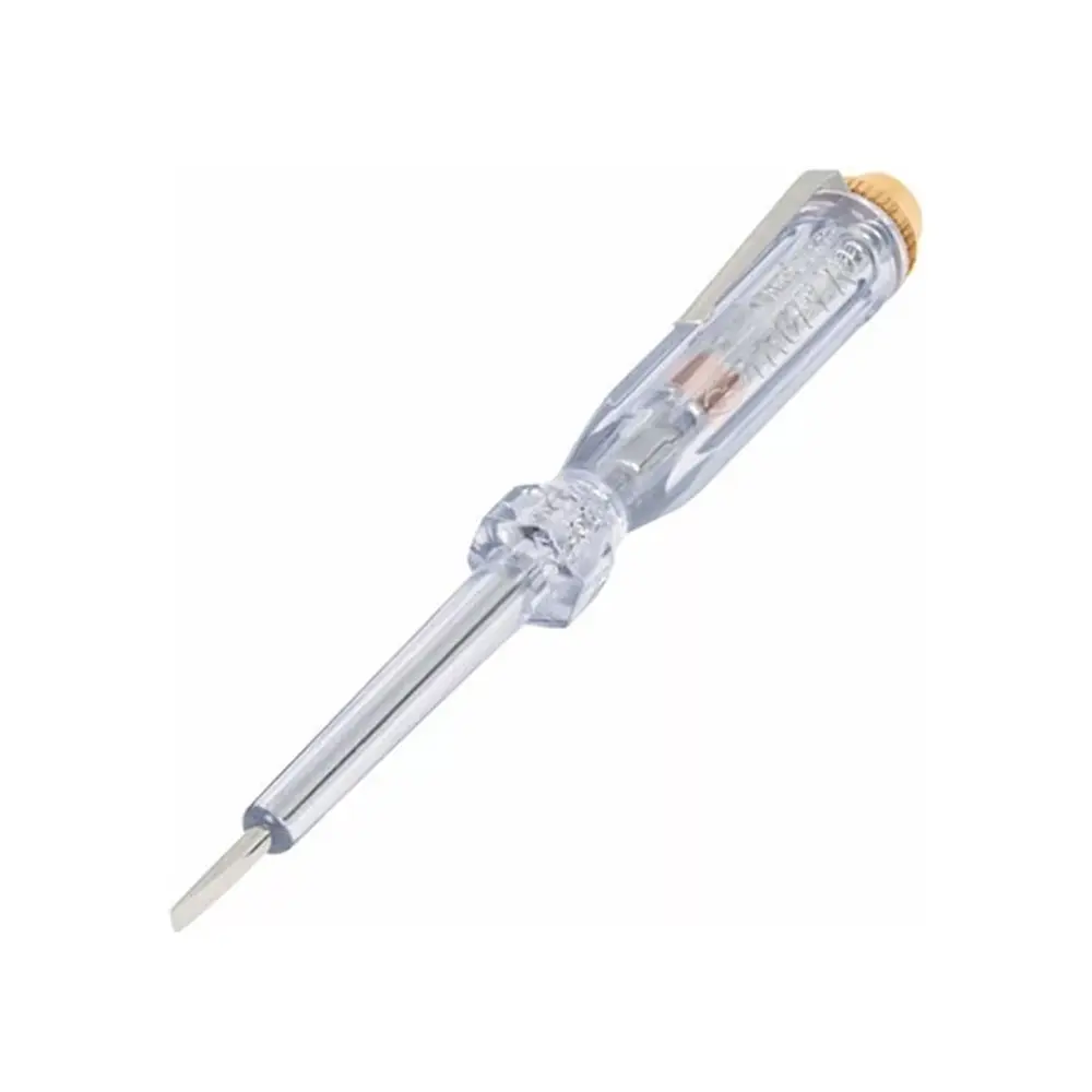 Bút thử điện kiểm tra dòng điện 100-500V - kiêm tua vít 2 cạnh màu trong suốt