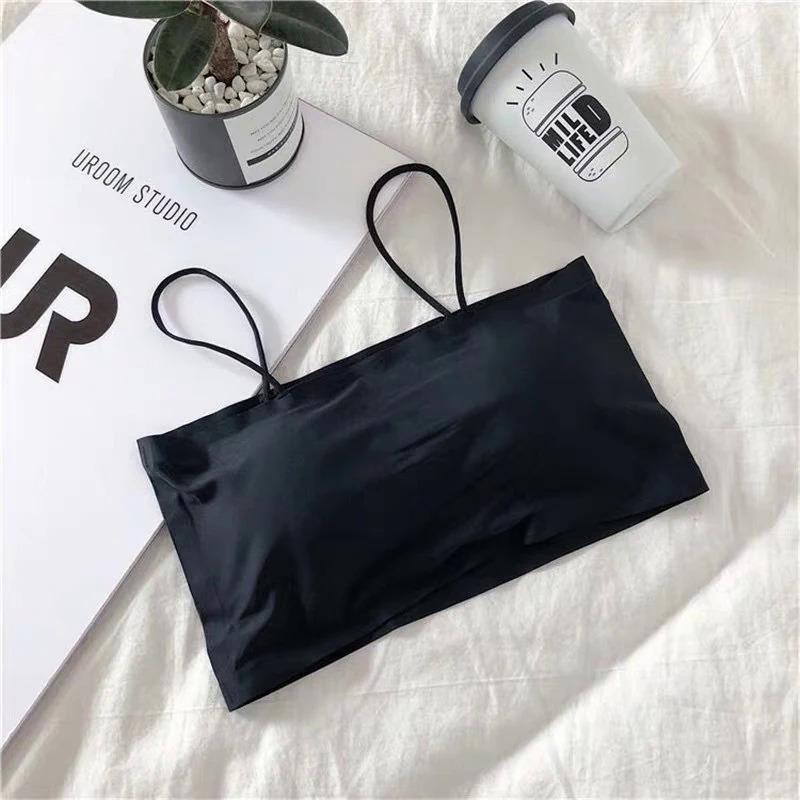 Product Introduction of Áo Ngực Nâng Ngực, Gợi Cảm, Dành Cho Phụ Nữ, Chất Liệu Lụa Lạnh Áo Crop Top, Liền Mạch, Áo Ống Dây Đeo, Không Tay, Áo Yếm, Đồ Lót, Áo Ngực Thân Mật Nữ 17