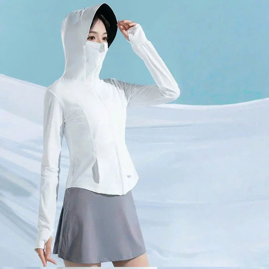 (ACN11) Áo chống nắng CERAMIC chống tia UV, UPF50+ mũ màu MAIDO TRENDY